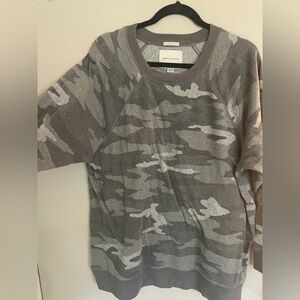 Extra long camo sweatshirt from American Eagle Ahh-mazingly soft collection.